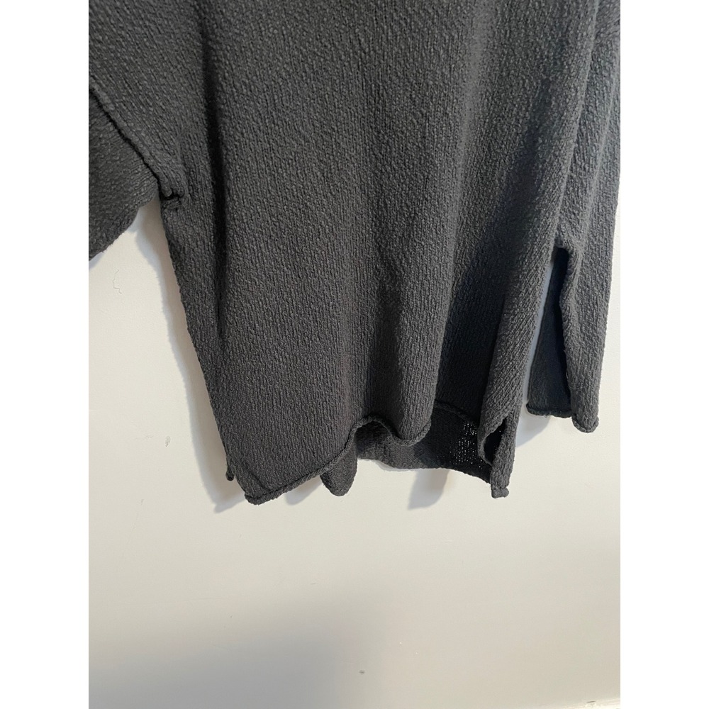Aerie Oversized Voop Sweater in Gray Size Large Loungewear Casual Knit Cozy‎ - Picture 5 of 11